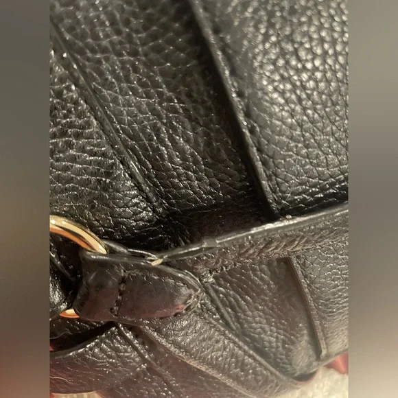 Michael Kors Black Pebbled Leather Backpack - Picture 7 of 14